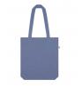 Recycled katoen/polyester shopper tote bag KLEUR: 36x40 cm + bodemvouw 6 cm