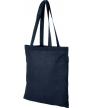 Katoenen tas met lange hengsels 38 x 42 - 115 gram - zwart - Wit - Oranje - Navy Blue - lichtgroen