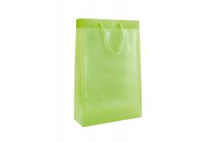 Plastic tas met 2 insteekvakken A4