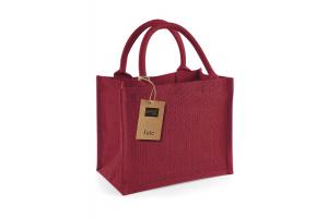 Jute mini gift bag KLEUR: 26x14x22cm