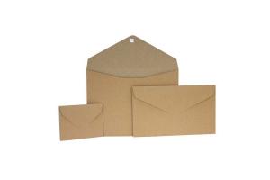 Kraft papieren geschenkenveloppen: 10x8cm