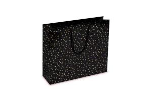 Luxe papieren tassen STARS: 40x12x35cm