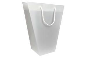 Plastic tas: 26x11x30cm ( in prijs verlaagd!) IDEAAL als bloementas - cadeauverpakking