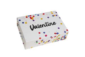 Magneetdoos Confetti Valentine: 35x25x10cm