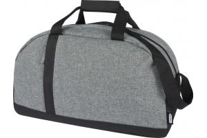 GRS gerecyclede tweekleurige duffelbag: 45x20,3x26cm